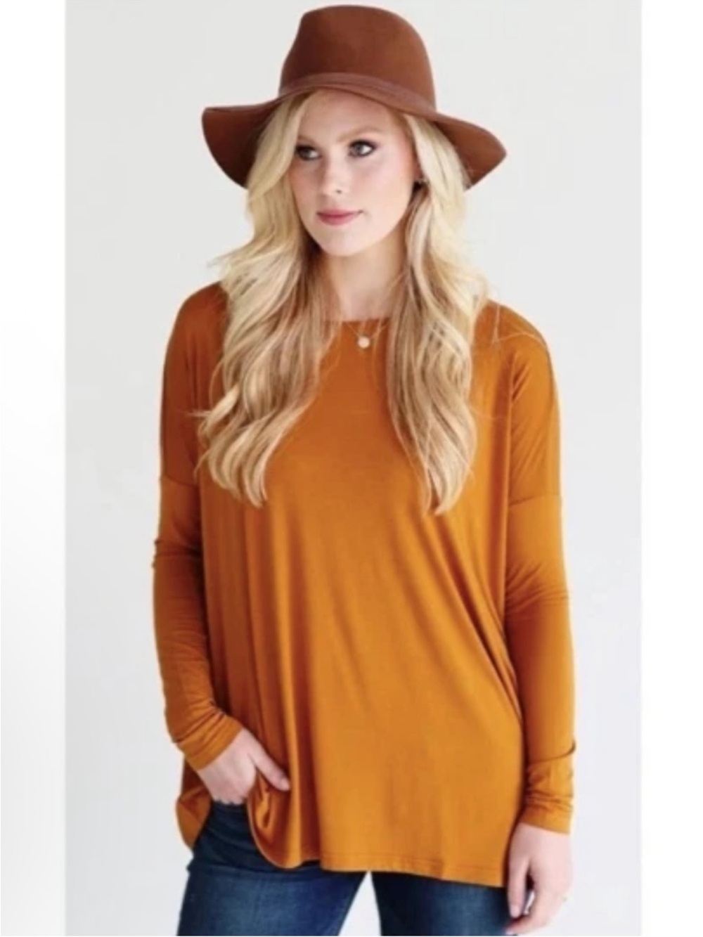 Piko 1988 Mustard Long Sleeve Tunic